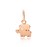 Product Photography Jewellery | Melbourne Photography | Children's Jewellery | Close up of rose gold elephant pendant on white background