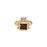 Product Photography Jewellery | Melbourne Photography | Close up of gold and dark emerald ring on white background