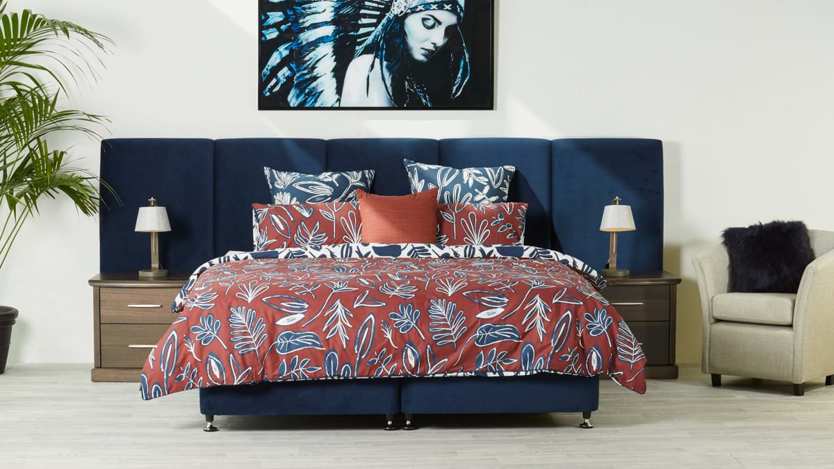 Styled Product Photography | Furniture Photography | Bedroom suit, bedside tables and bedding